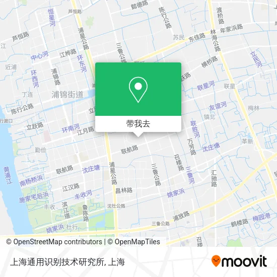 上海通用识别技术研究所地图
