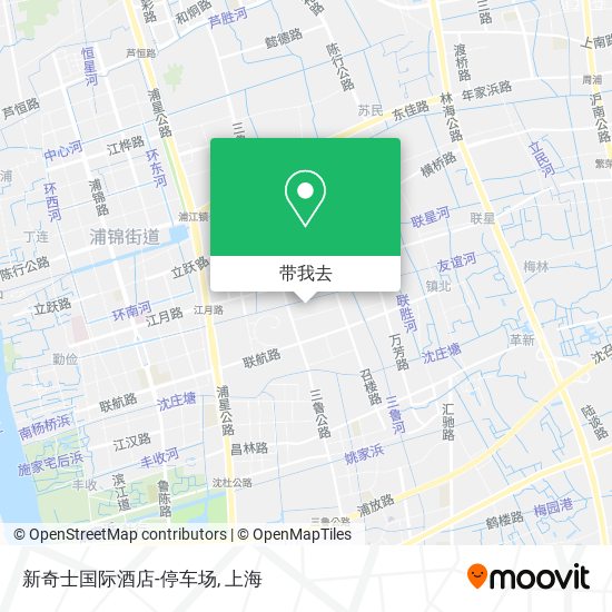 新奇士国际酒店-停车场地图