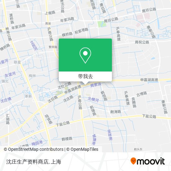 沈庄生产资料商店地图