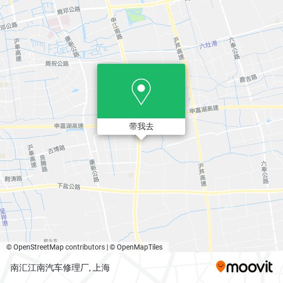 南汇江南汽车修理厂地图