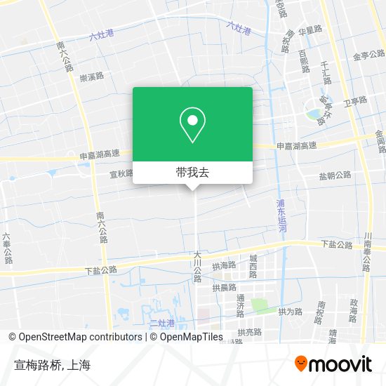 宣梅路桥地图