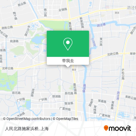 人民北路施家浜桥地图