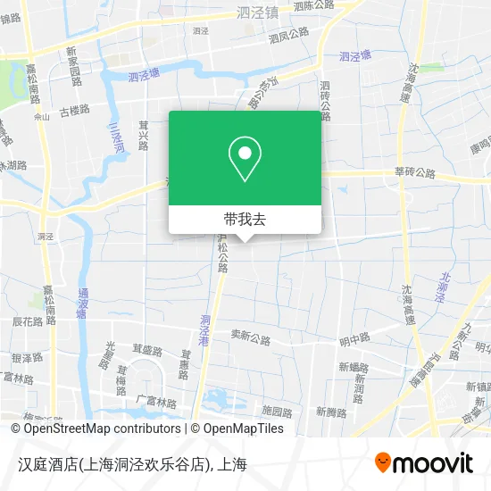 汉庭酒店(上海洞泾欢乐谷店)地图