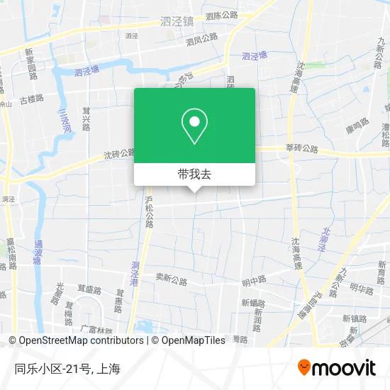 同乐小区-21号地图