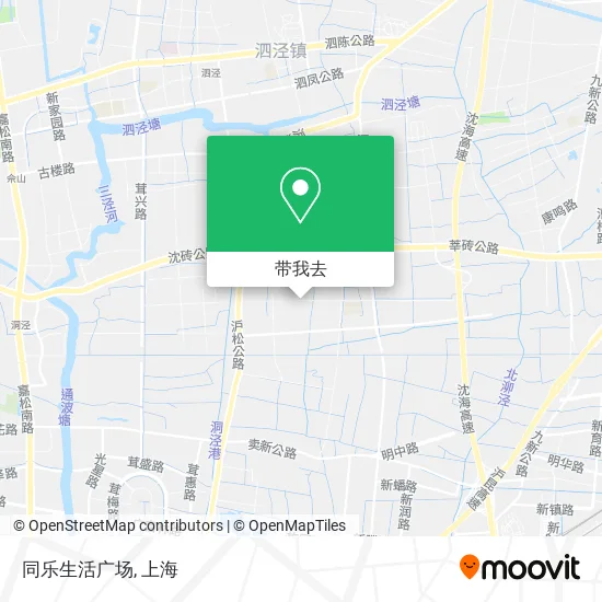同乐生活广场地图