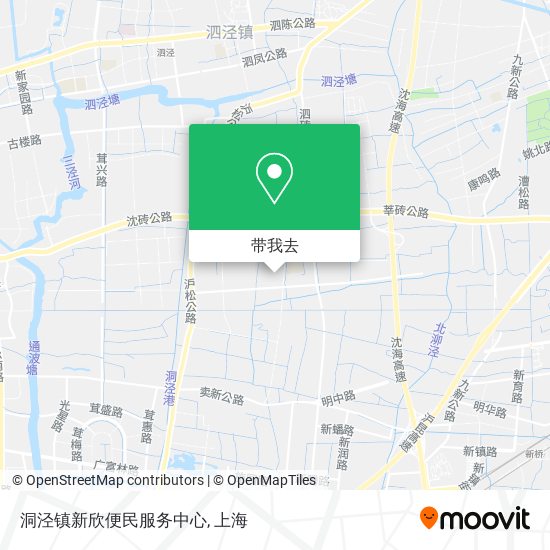 洞泾镇新欣便民服务中心地图