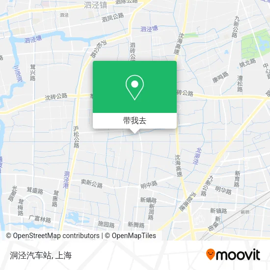 洞泾汽车站地图