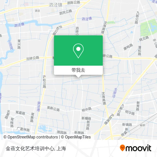 金蓓文化艺术培训中心地图