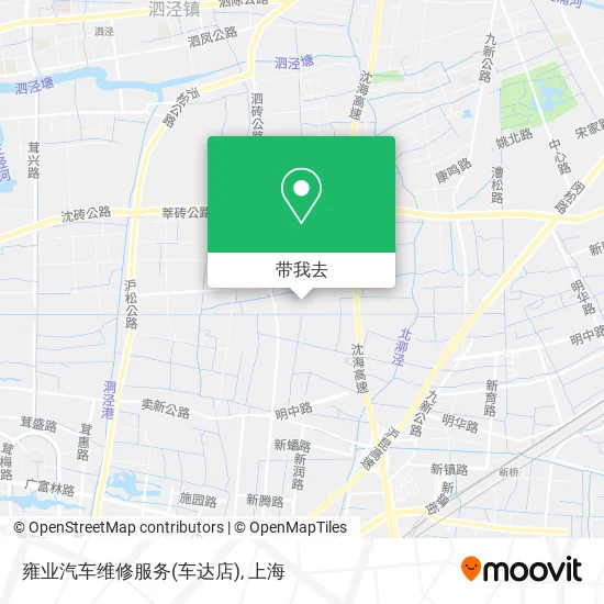 雍业汽车维修服务(车达店)地图
