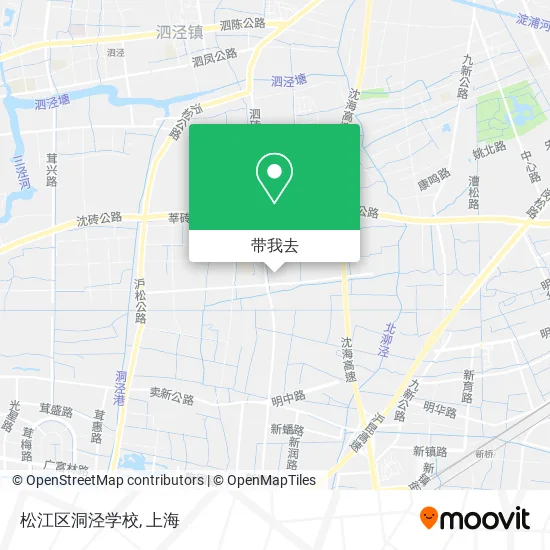 松江区洞泾学校地图
