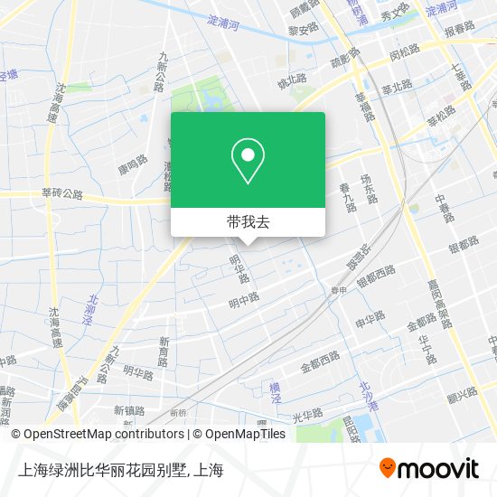 上海绿洲比华丽花园别墅地图