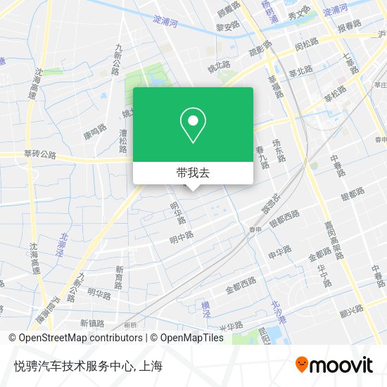 悦骋汽车技术服务中心地图