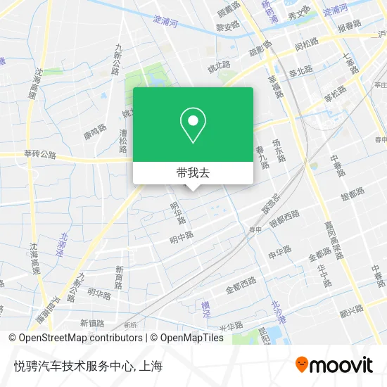 悦骋汽车技术服务中心地图