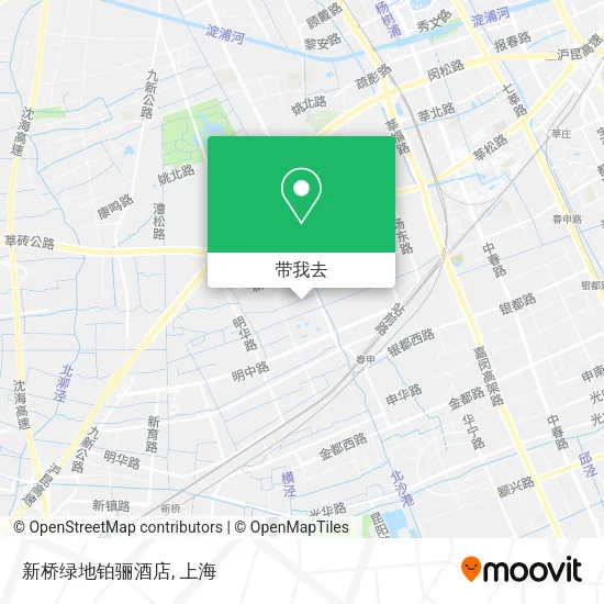 新桥绿地铂骊酒店地图