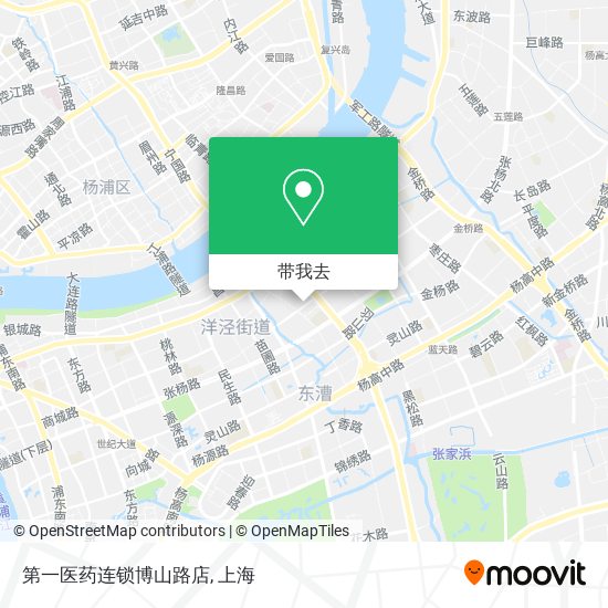 第一医药连锁博山路店地图