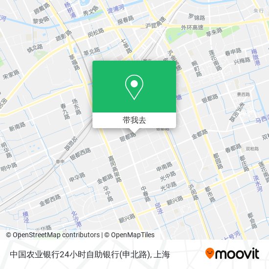 中国农业银行24小时自助银行(申北路)地图