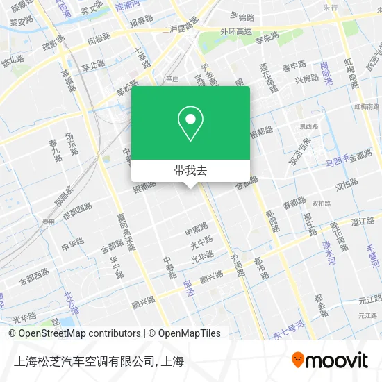 上海松芝汽车空调有限公司地图