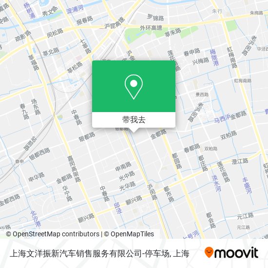 上海文洋振新汽车销售服务有限公司-停车场地图