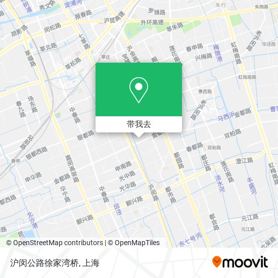 沪闵公路徐家湾桥地图