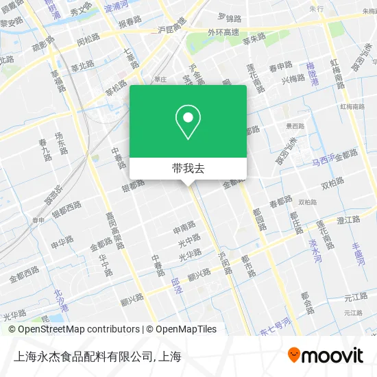 上海永杰食品配料有限公司地图