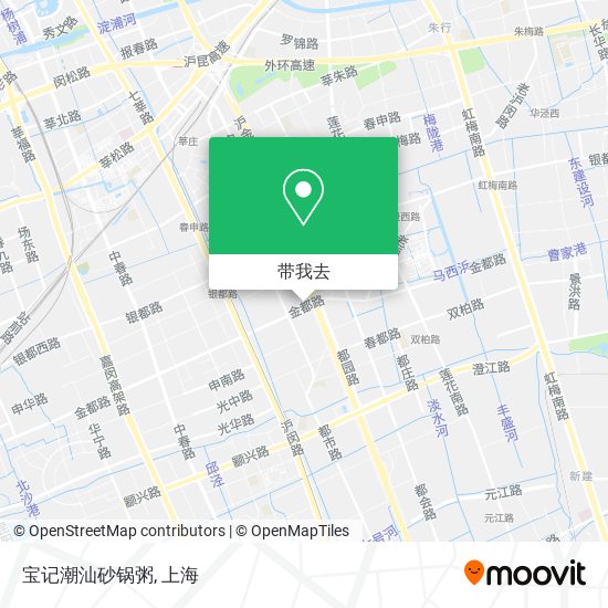 宝记潮汕砂锅粥地图