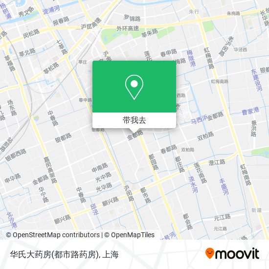 华氏大药房(都市路药房)地图