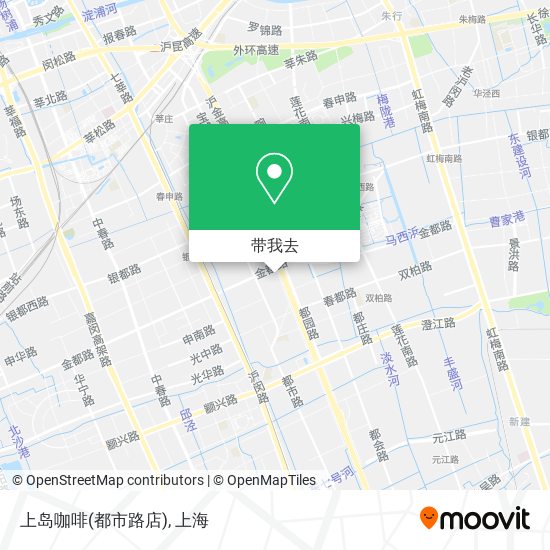 上岛咖啡(都市路店)地图