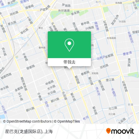 星巴克(龙盛国际店)地图