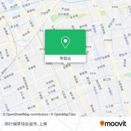 闵行烟草综合超市地图
