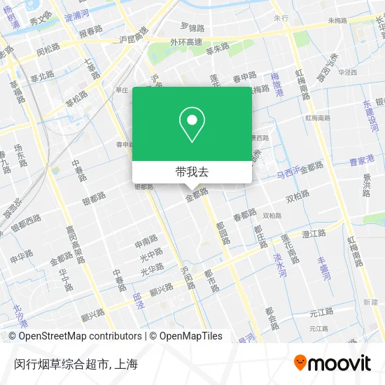 闵行烟草综合超市地图