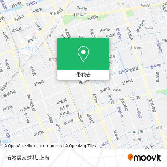 怡然居茶道苑地图