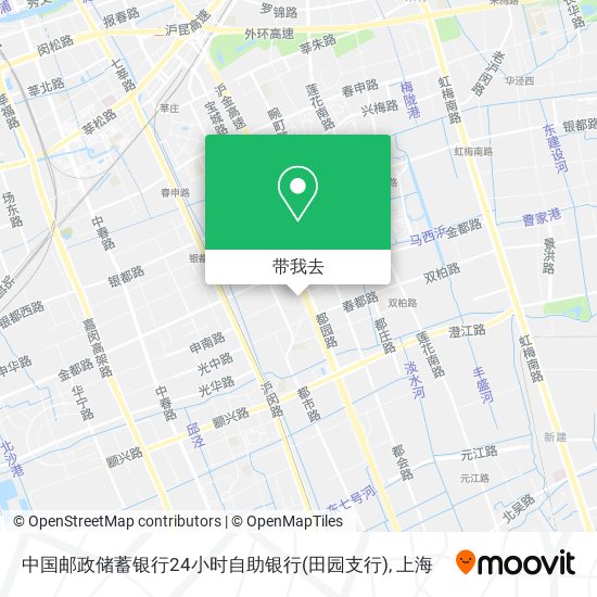 中国邮政储蓄银行24小时自助银行(田园支行)地图