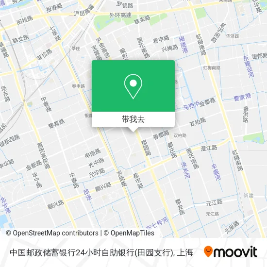 中国邮政储蓄银行24小时自助银行(田园支行)地图