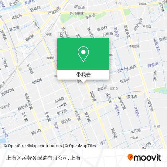 上海闵岳劳务派遣有限公司地图