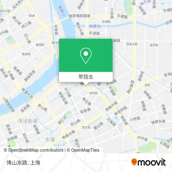 博山东路地图