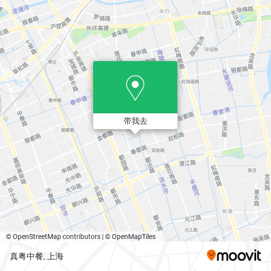 真粤中餐地图