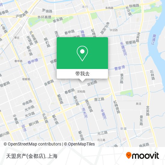 天盟房产(金都店)地图