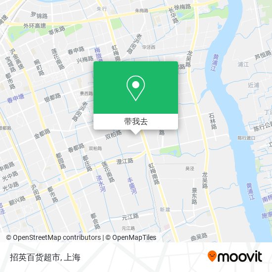 招英百货超市地图