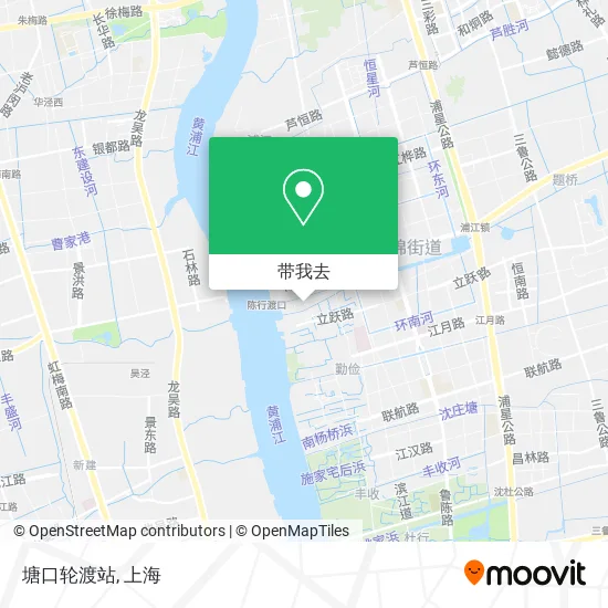 塘口轮渡站地图