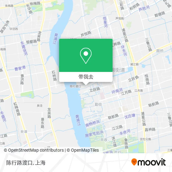 陈行路渡口地图