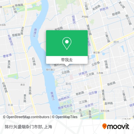 陈行兴盛烟杂门市部地图