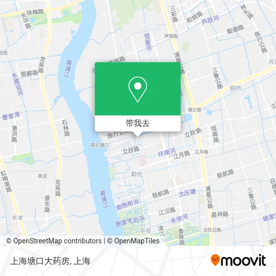 上海塘口大药房地图