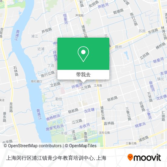 上海闵行区浦江镇青少年教育培训中心地图