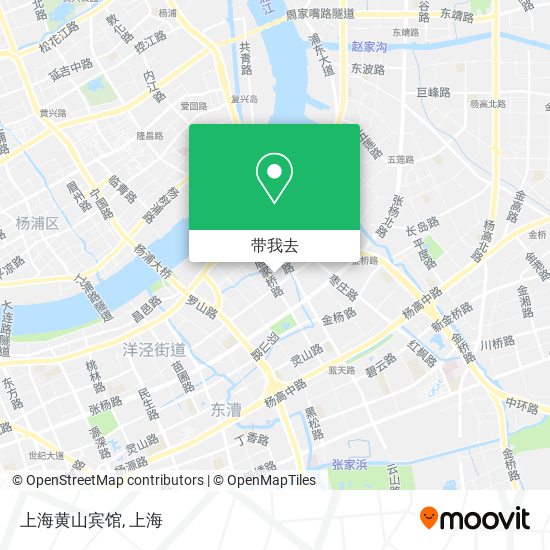 上海黄山宾馆地图