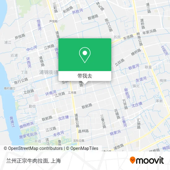 兰州正宗牛肉拉面地图