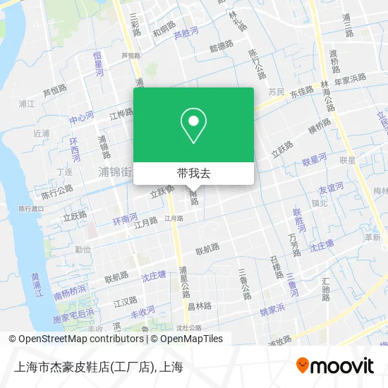 上海市杰豪皮鞋店(工厂店)地图