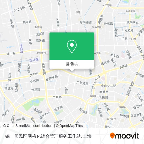 锦一居民区网格化综合管理服务工作站地图
