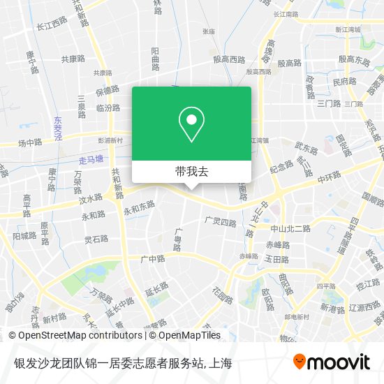 银发沙龙团队锦一居委志愿者服务站地图