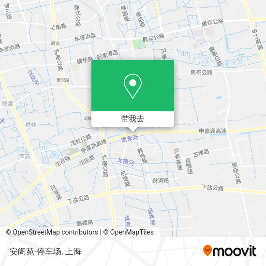 安阁苑-停车场地图