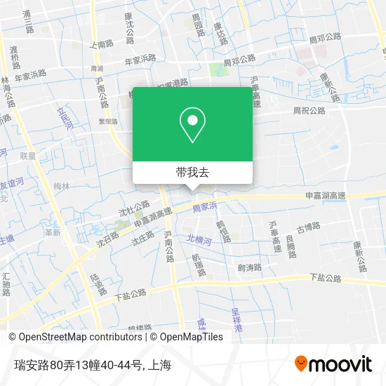 瑞安路80弄13幢40-44号地图